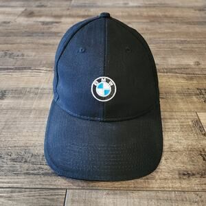 Black BMW Lifestyle embroidered Logo cap adjustable hat dx